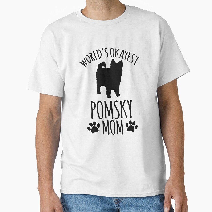 Worlds Okayest Pomsky Mom - Dog Mom by kindxinn