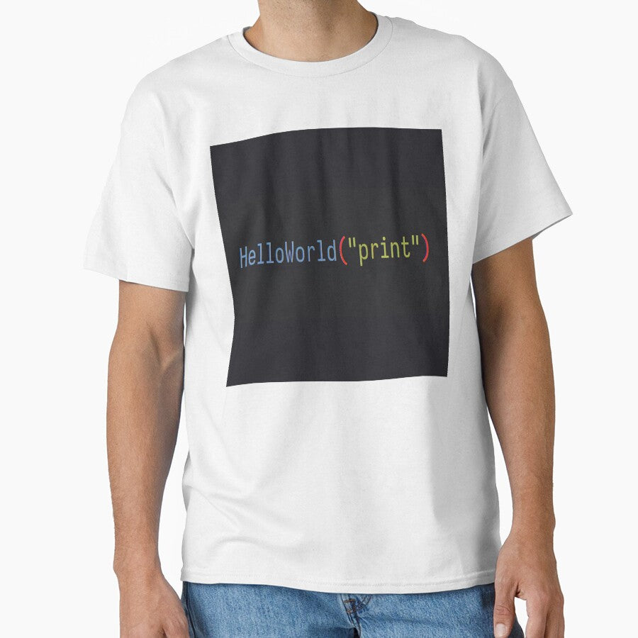 Hello World Print Programmer Coding Meme by LuxuryHue