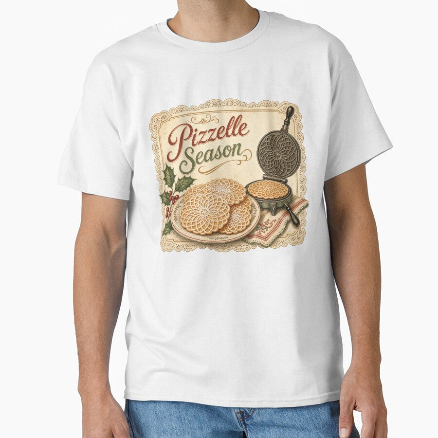 Pizza Season Vintage Italian Christmas Waffles by BoosterShop