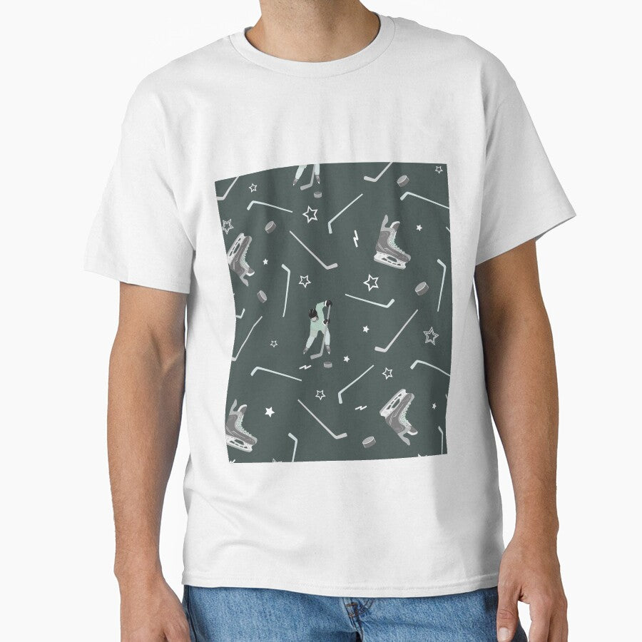 Ice Hockey Stick, Puck And Skates by LucianaShop