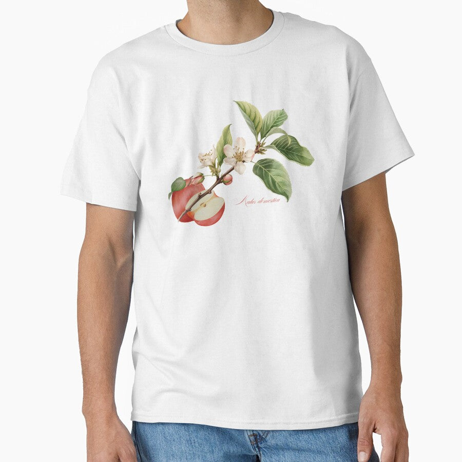 Malus domestica | Flowering Branch and Fruit Botanical Illustration by ChristinePartlow