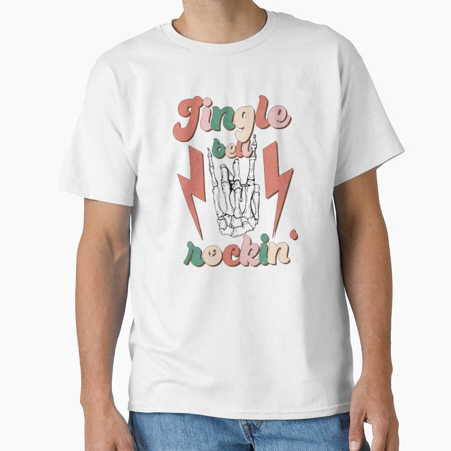 Rock Christmas Jingle Bell Skeleton Holiday Vibes by Oniyasha