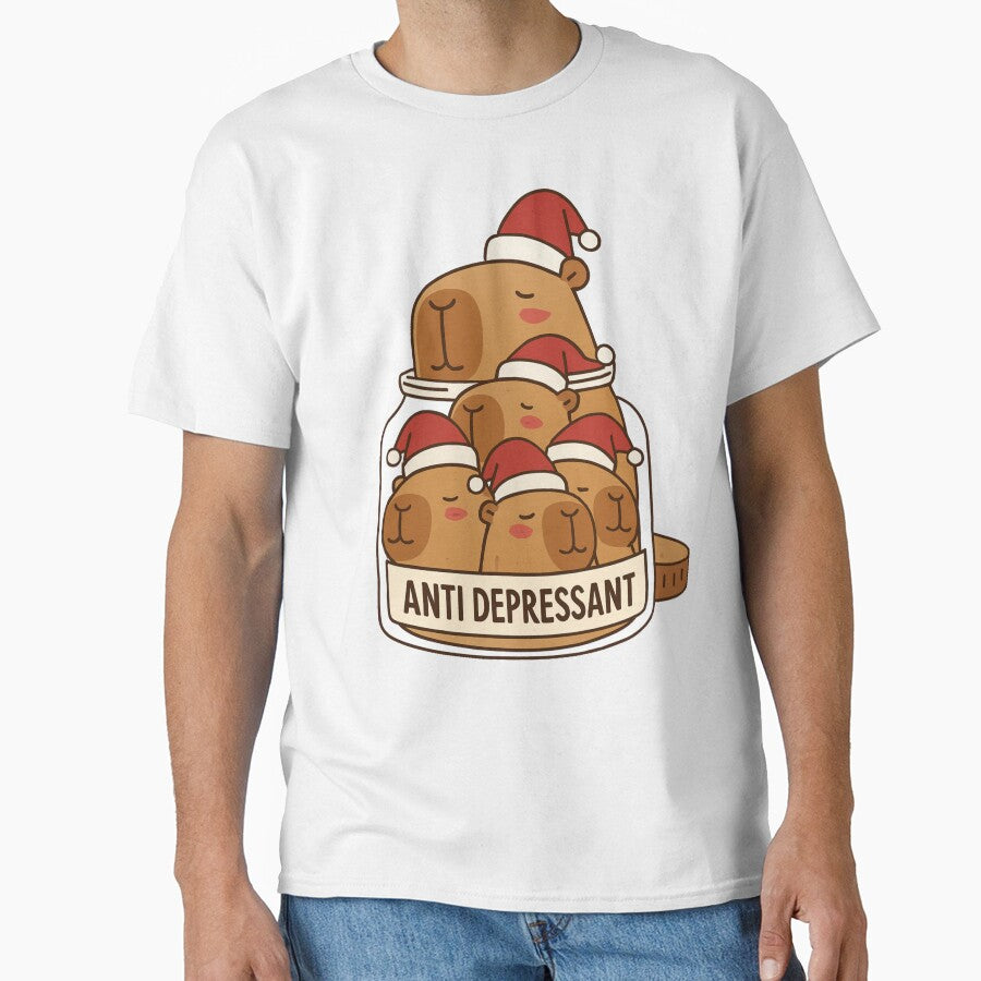 Xmas Capybara by vectcd