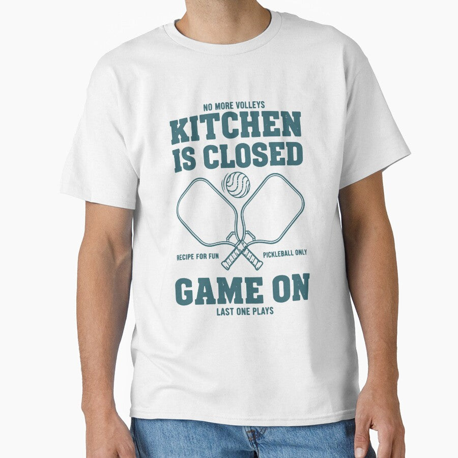 Pickleball Funny Player Kitchen Is Closed Game On by LuminOrb