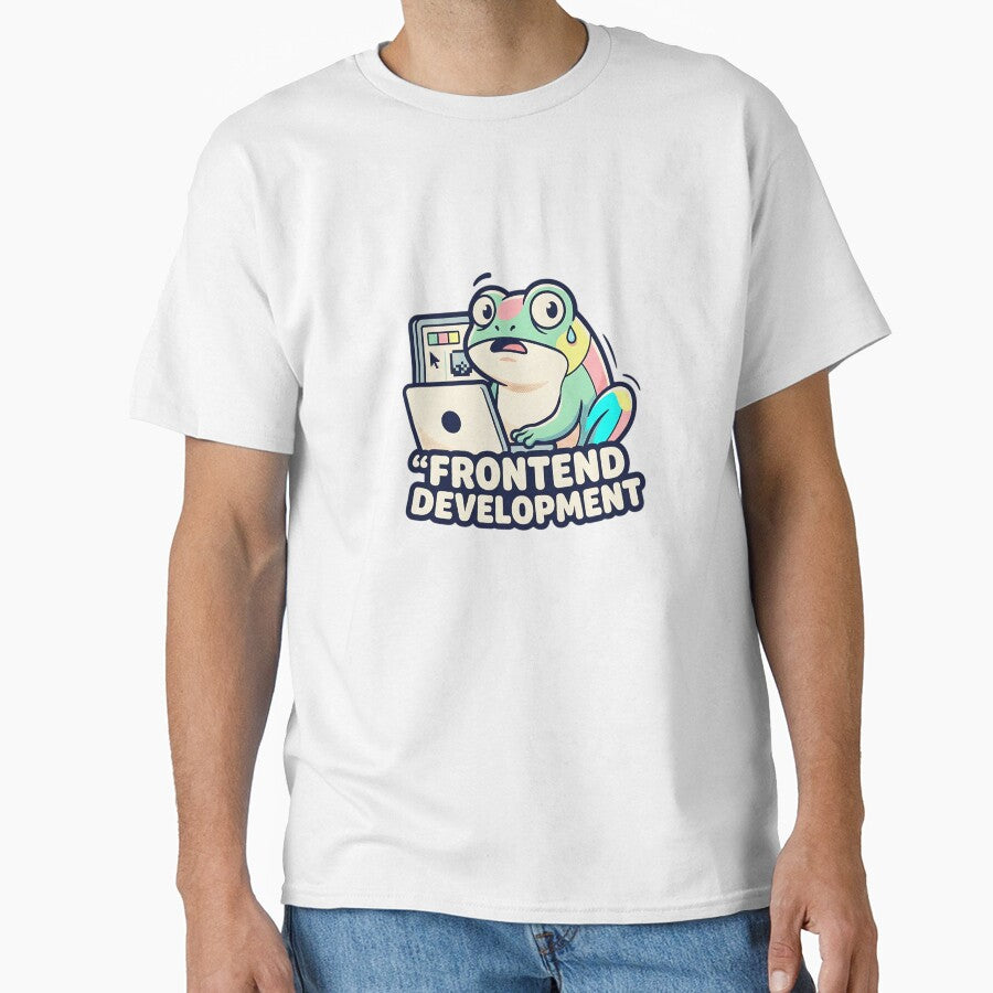 Cute Toad Frontend Development Software Engineer Tech Art by Urben Loop