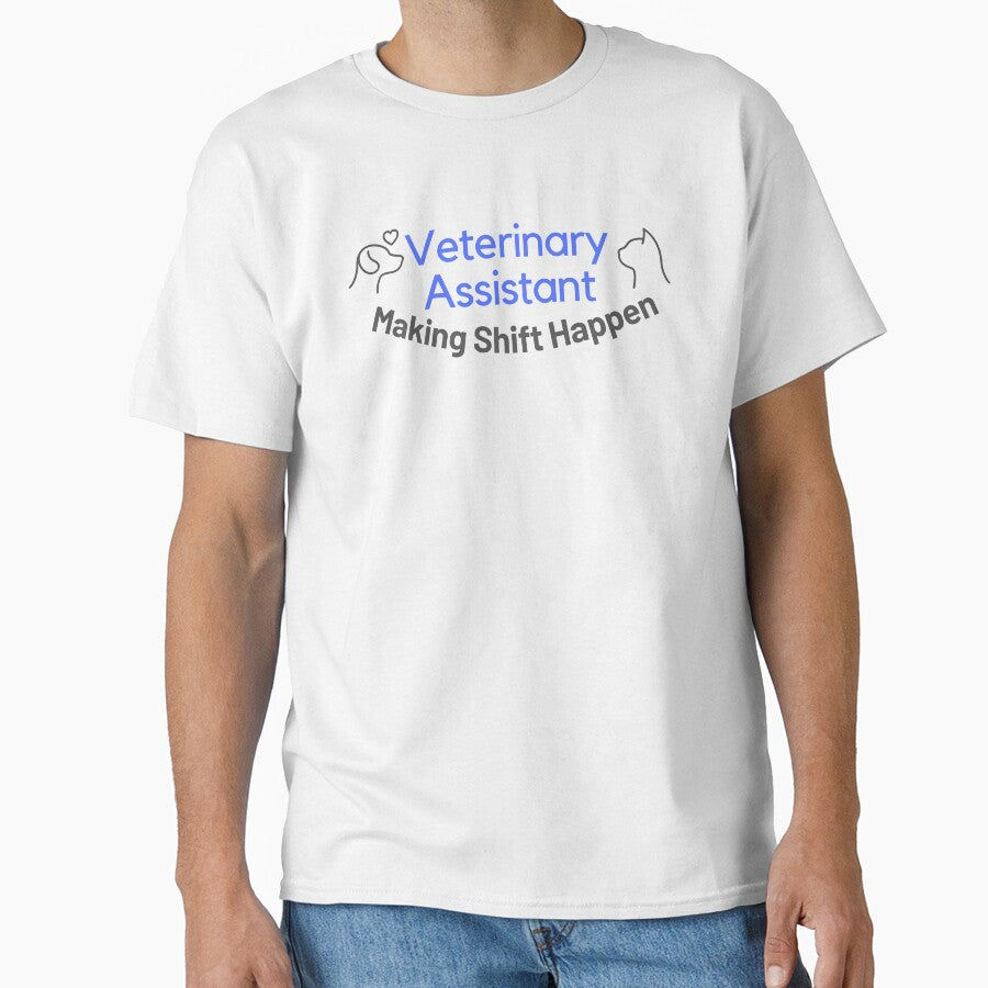 Veterinary Assistant Making Shift Happen Blue by JDWCreations