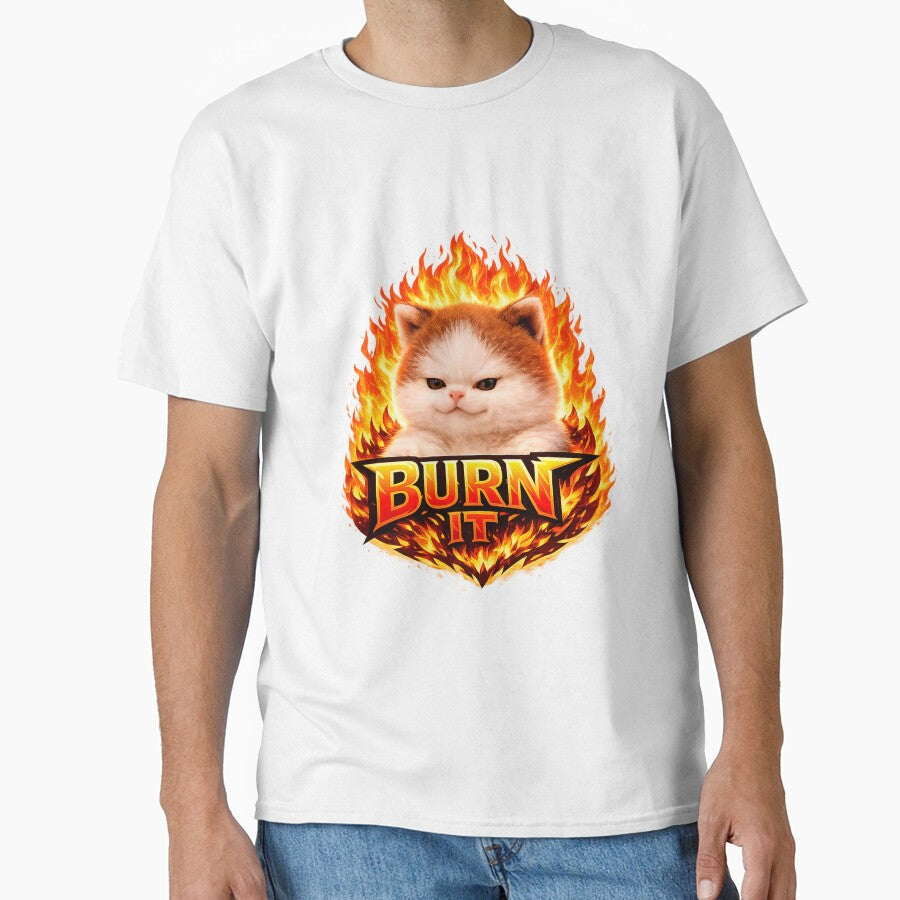 Burn It Cat by JIMTOPMOY