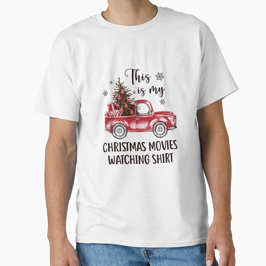 This Is My Christmas Movie Watching Vintage Truck by CreativeGift