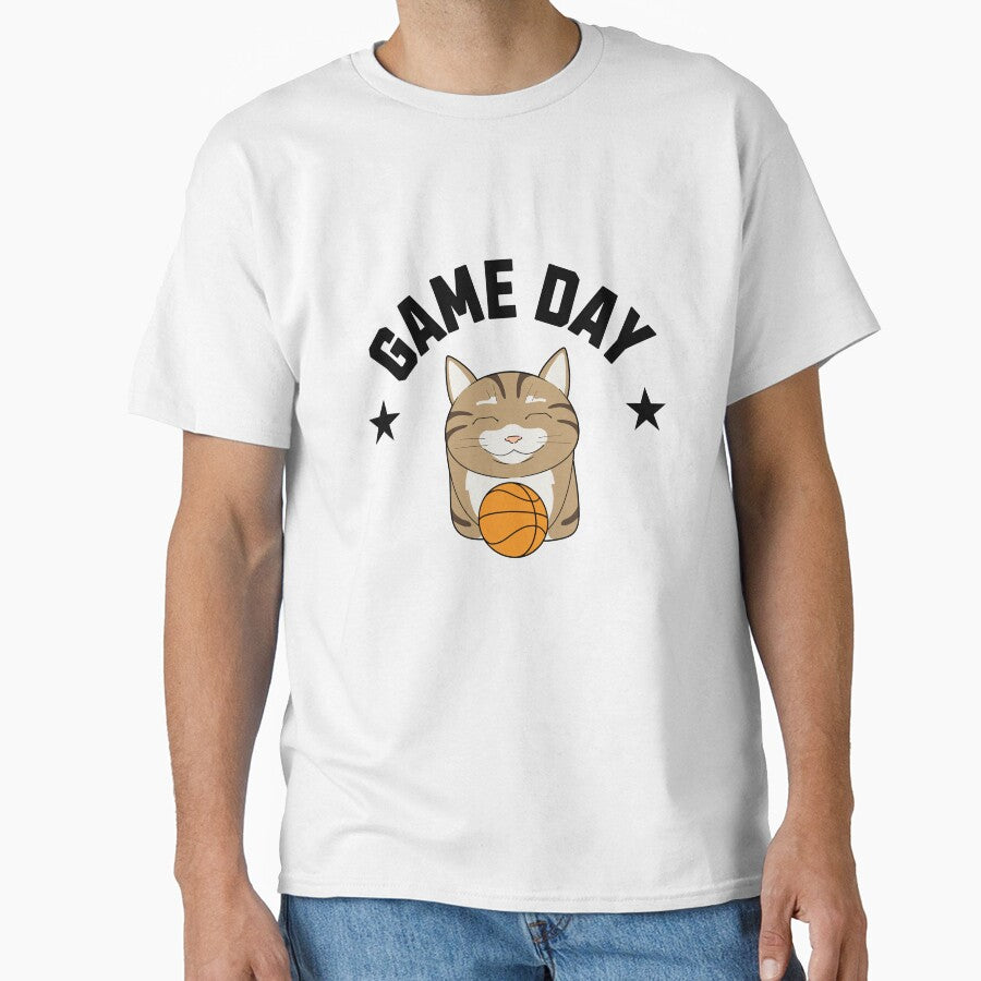 Basketball Cat Game Day by DKJY-Designs