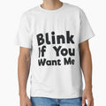 Blink If You Want Me sassy joke by  Srdjan Stanisic