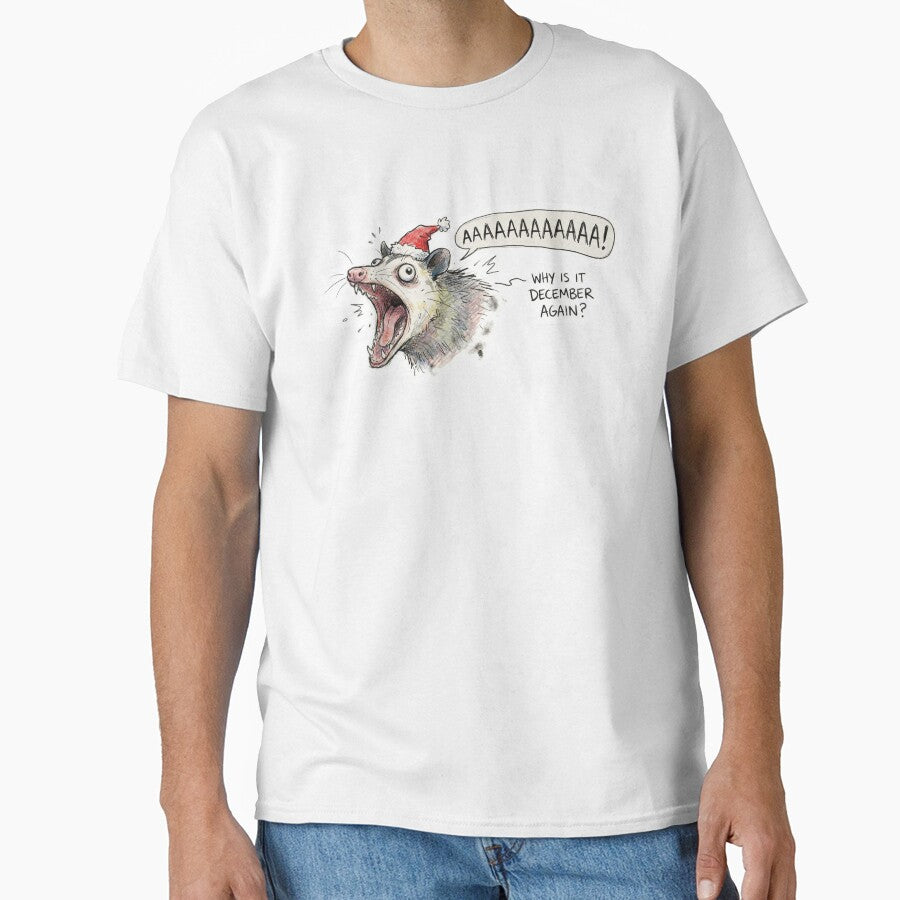 Screaming Christmas Opossum by SINANSHOP