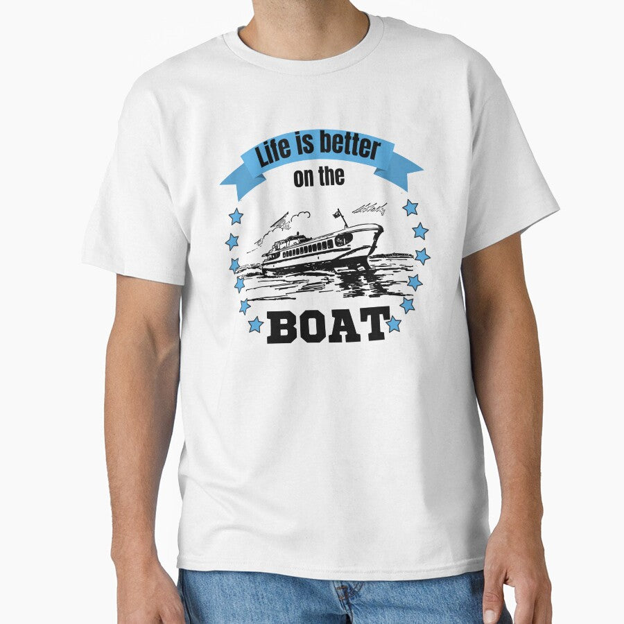Life Is Better On The Boat by BronikowskiART