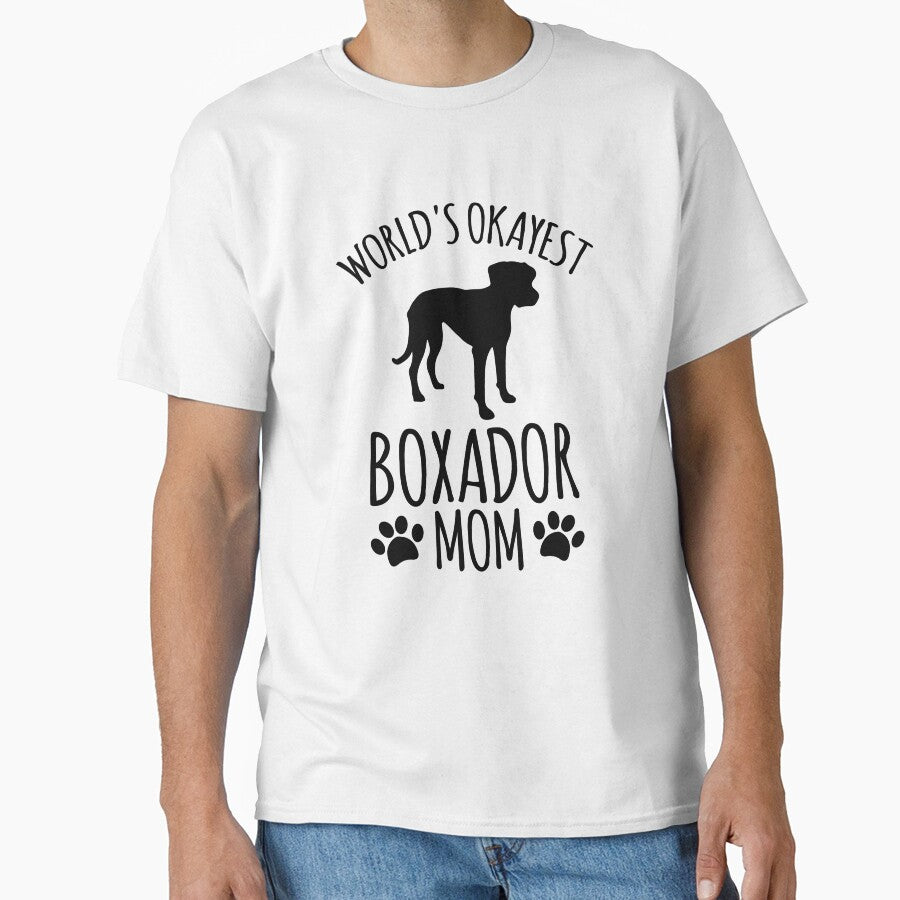 Worlds Okayest Boxador Mom - Dog Mom by kindxinn