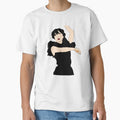 wednesday addams dance transparent stickers t-shirts water bottles by starletteshop