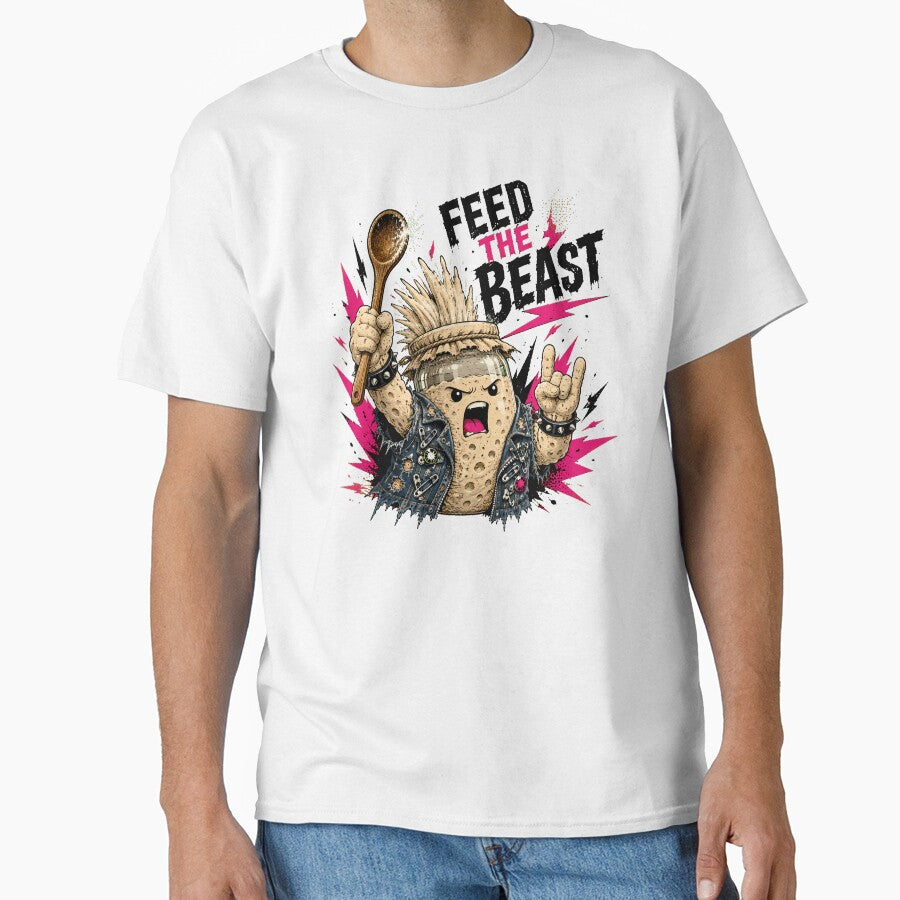 Punk Rock Sourdough Starter Feed The Beast by chattsuede