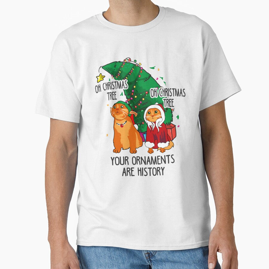 Funny Meme Cats Christmas Men Kids Women Cat Ugly Christmas by KsuAnn