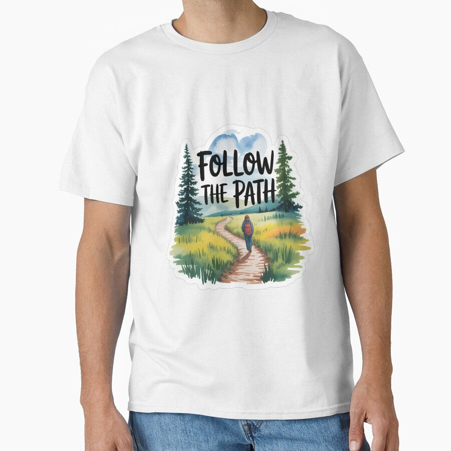 Follow the path hiking quote by NiftyWrx