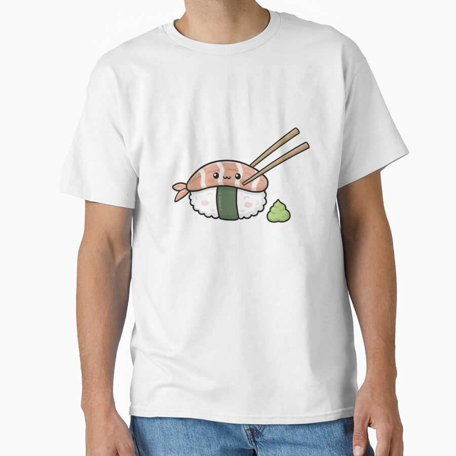 Cute kawaii sushi salmon by ariyuanp