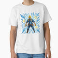 Electrician surrounded by lightning bolts by DVerse Studio