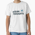 Ocean Thoughts – Minimal Coastal Typography Design by Sea Gem