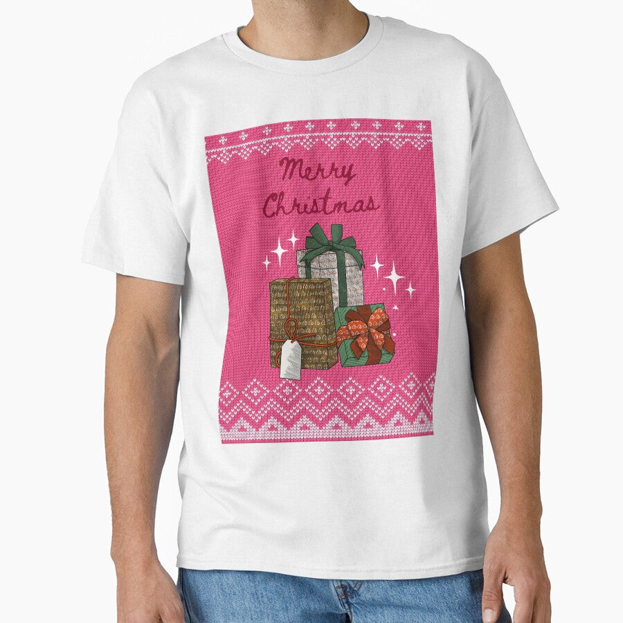 Pink Christmas Sweater - Christmas Presents by bowsbotanicals