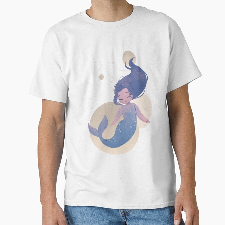 Cute Mermaid Cartoon | Soft Girl Ocean Aesthetic | Gift for Girls by SOLIORA  ATELIER