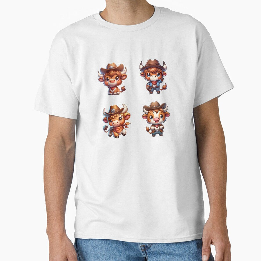 Cowboy Scottish Highland Cows by TheAnimalZ00