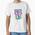 Keep It Up Retro Groovy 3D Typography Flowers by thazinart