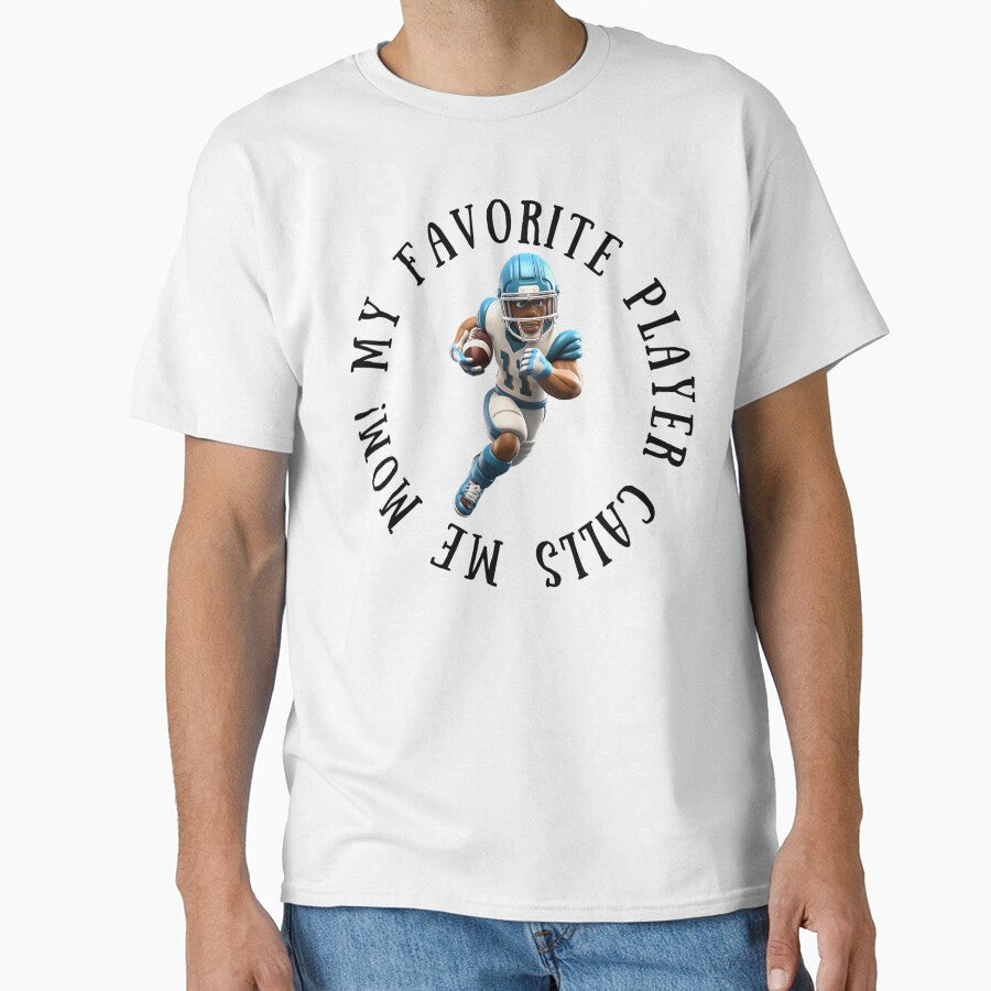 Alternate My Favorite Football Player Calls Me Mom! Football Mom Gift by SSustainable