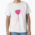 Pink heart candy lollipop by Nanee07