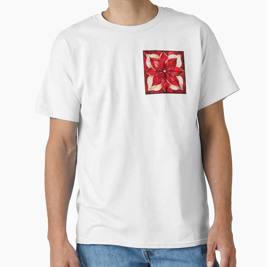 Stained glass - cute red flower! by fribabywonder