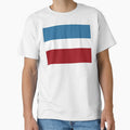 Red Blue Retro Stripes - Mod Style by TalBright