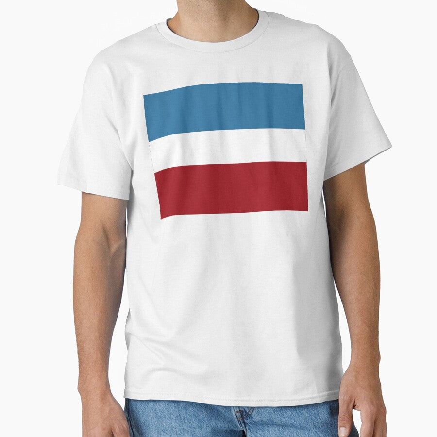 Red Blue Retro Stripes - Mod Style by TalBright