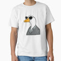 Cool duck duck with sunglasses sunglasses duck vintage motorbike by Tropical Blood