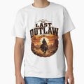 The Last Outlaw Cinematic Western Design by AtomicThreadCo