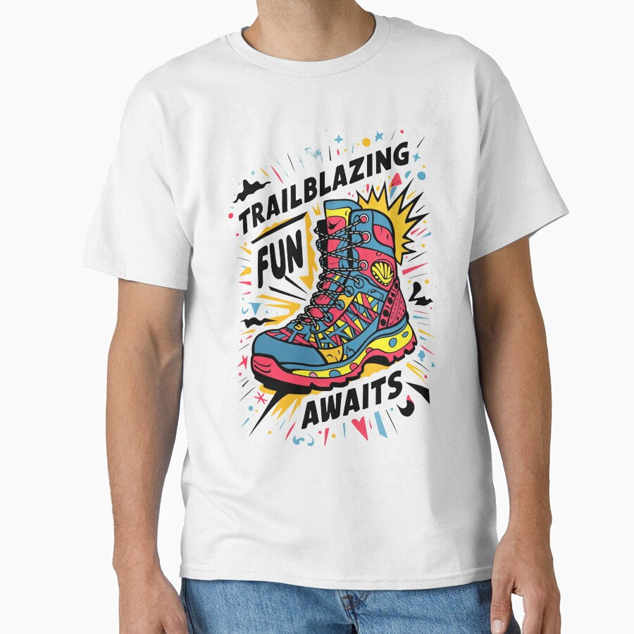 TRAILBLAZING FUN AWAITS - Embark on Vibrant Adventures with Colorful Hiking Boots by SplashTastic