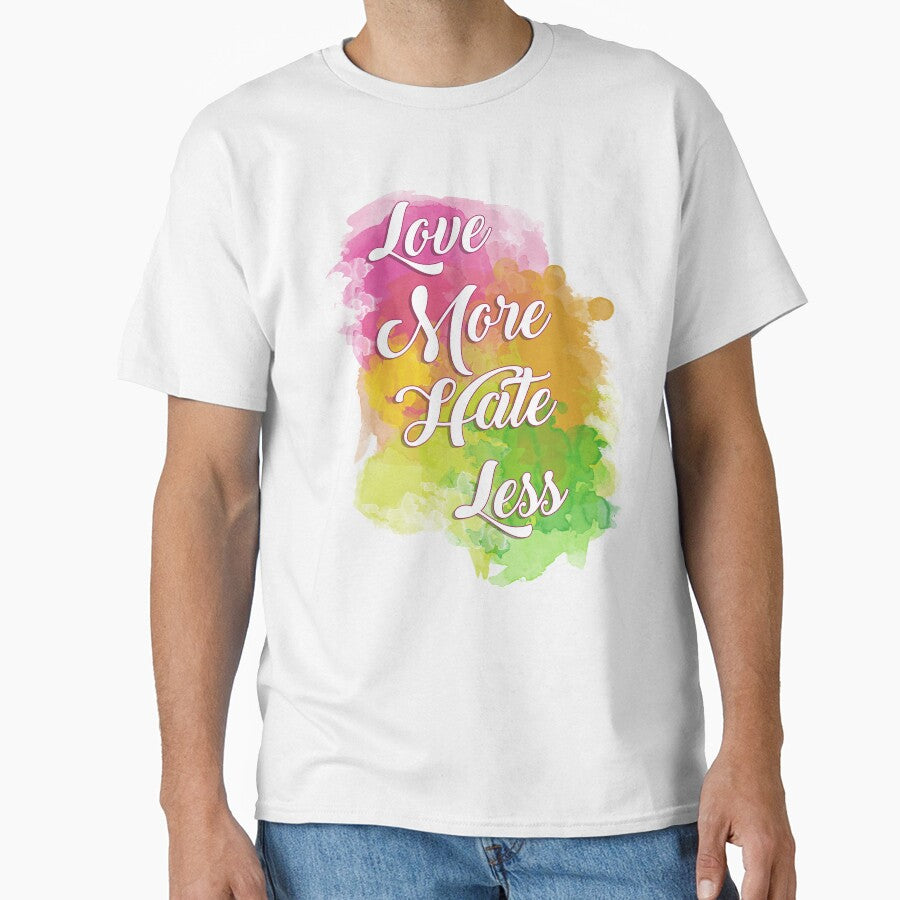 Love more, hate less, positive sticker by ArtisanGroove