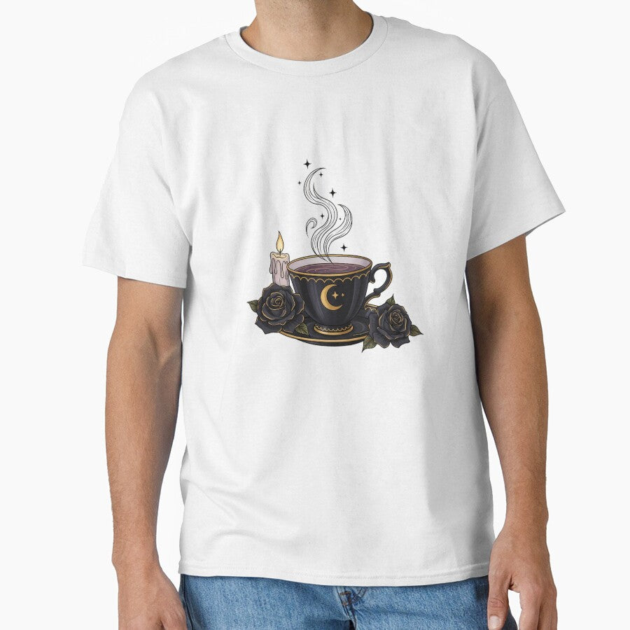 Gothic Teacup Rose Gift by IllumeInk