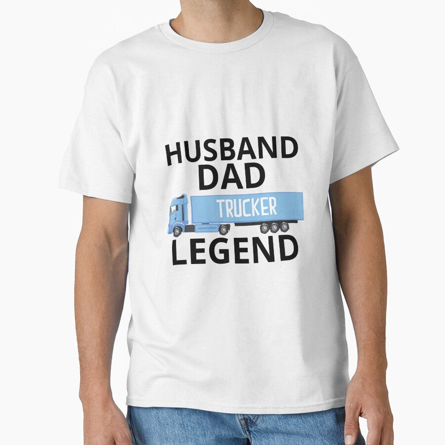 Husband dad trucker legend by Design Kingdom