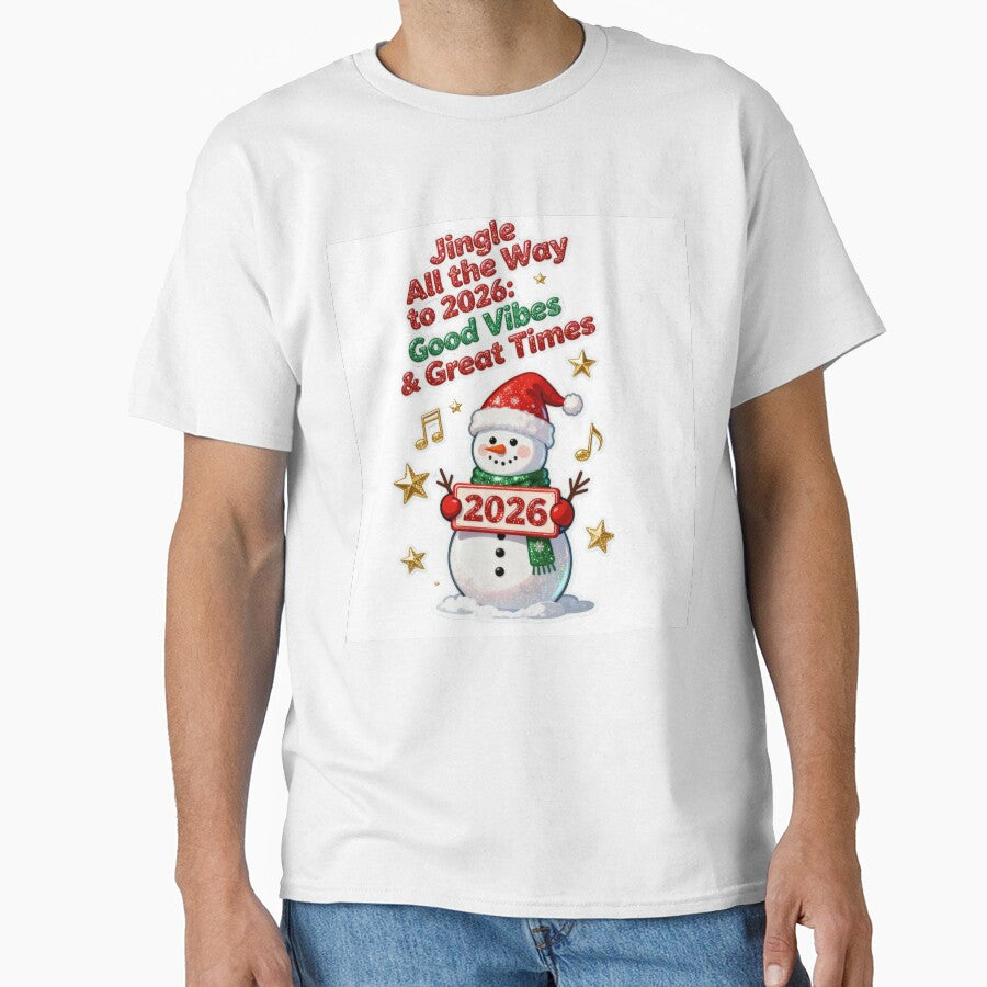 Jingle All the Way to 2026 Good Vibes Sticker by meetart15