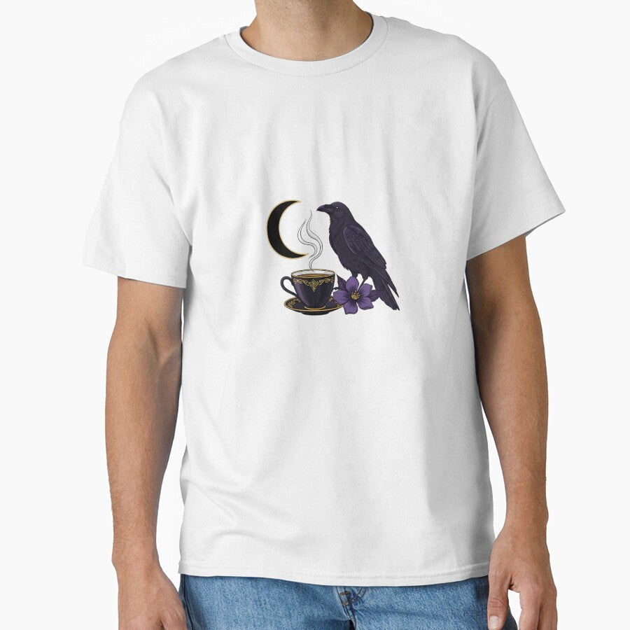 Moonlit Tea Raven Gift by IllumeInk
