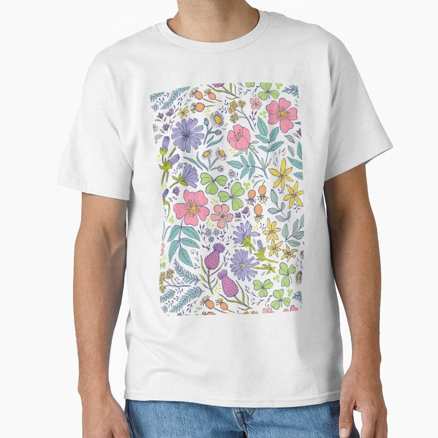 Hand Drawn Flowers by Jacqueline Hurd