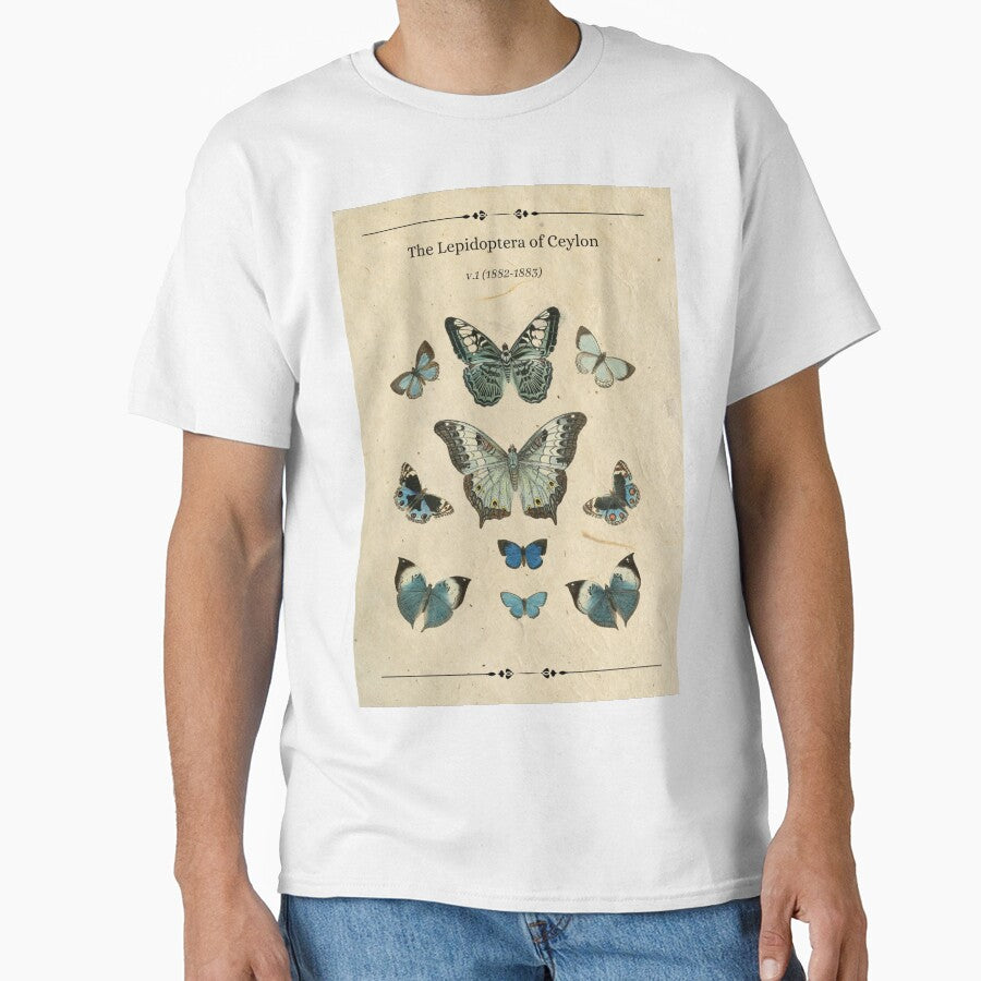Vintage Blue Butterfly Collection by Sershni