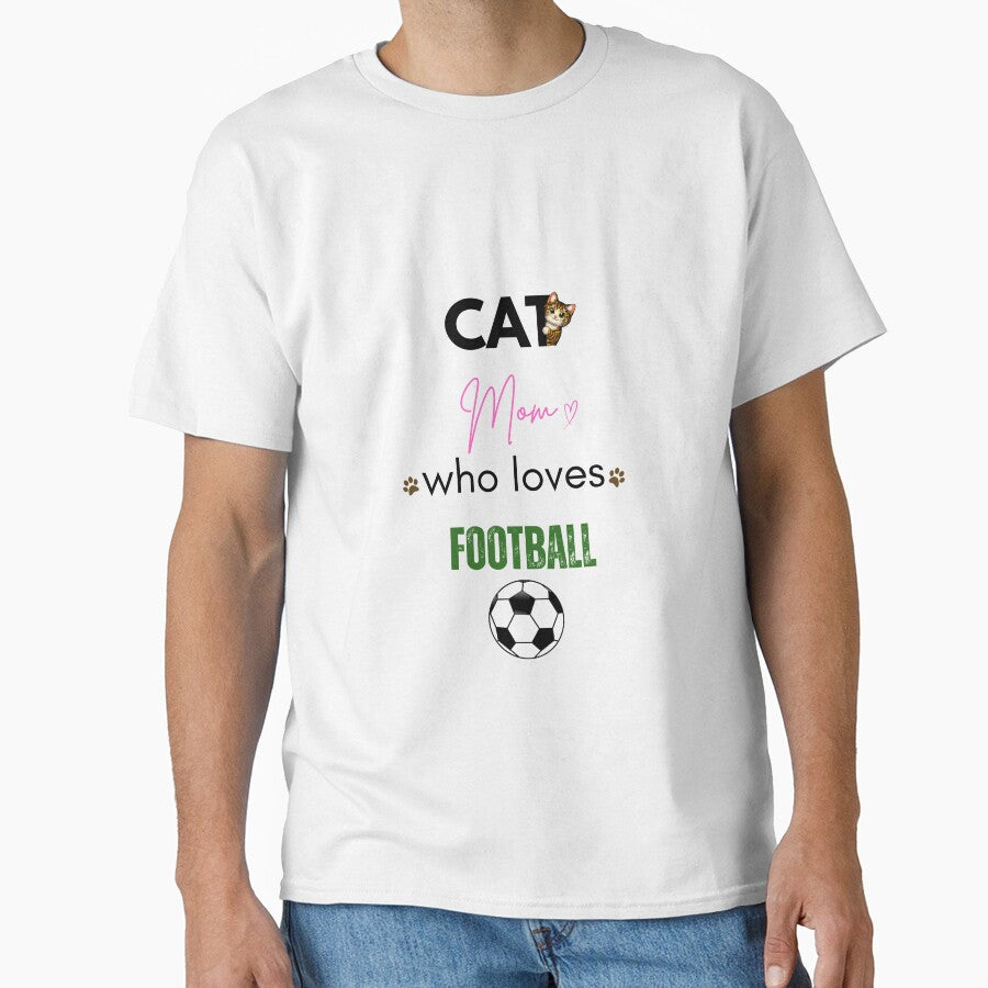 Cat Mom Who Loves Football by PawFitt