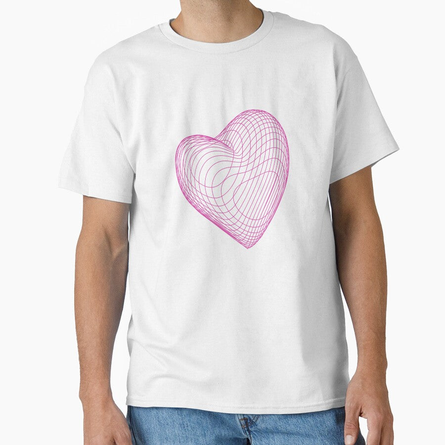 Warped Heart Line Art | Y2K 2000s Aesthetic by Hard Copy Goods