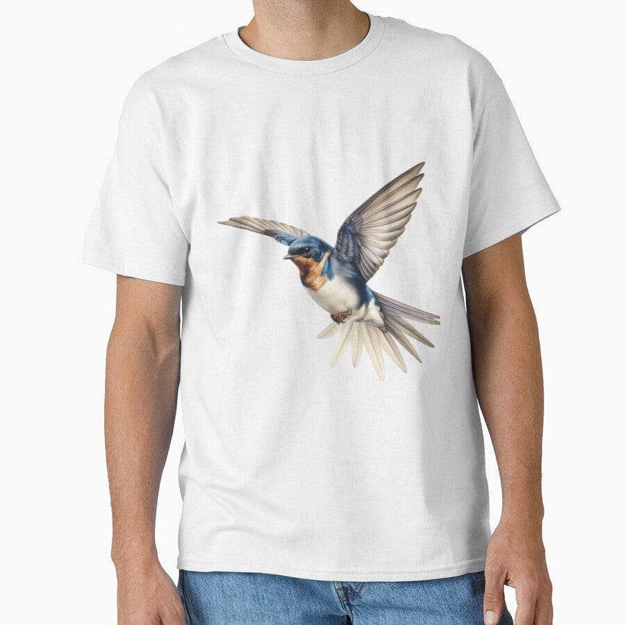 Elegant Flying Swallow: Nature-inspired by SaffronPepper