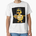 Just Keep Quacking Cute Duck with Coffee | Funny Kawaii Duck T-Shirt by Penguin Mood