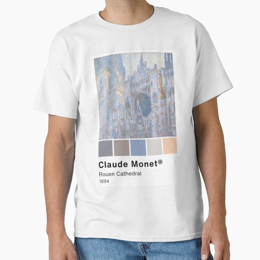 Claude Monet - Rouen Cathedral - Pantone Color swatch, Art Paintings Art history by Lemon-y-Shark