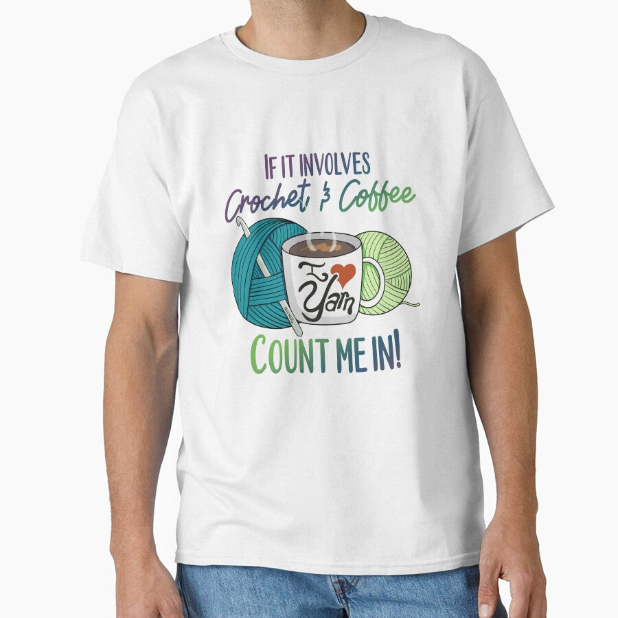 Crochet & Coffee? I'm in! by Steve's Sticker Shack