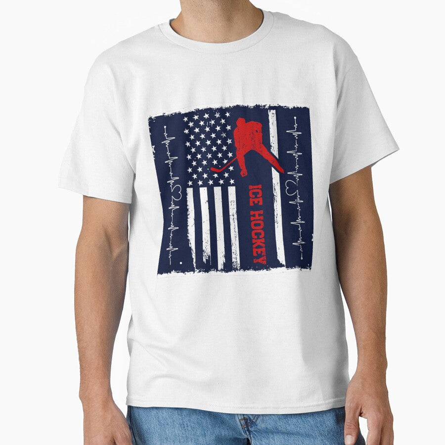 Ice Hockey USA Flag by ChuckyStore79